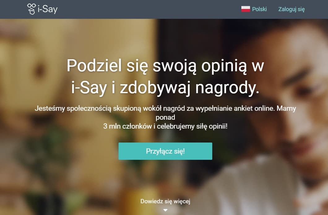 wypełnianie ankiety strona główna isay.pl