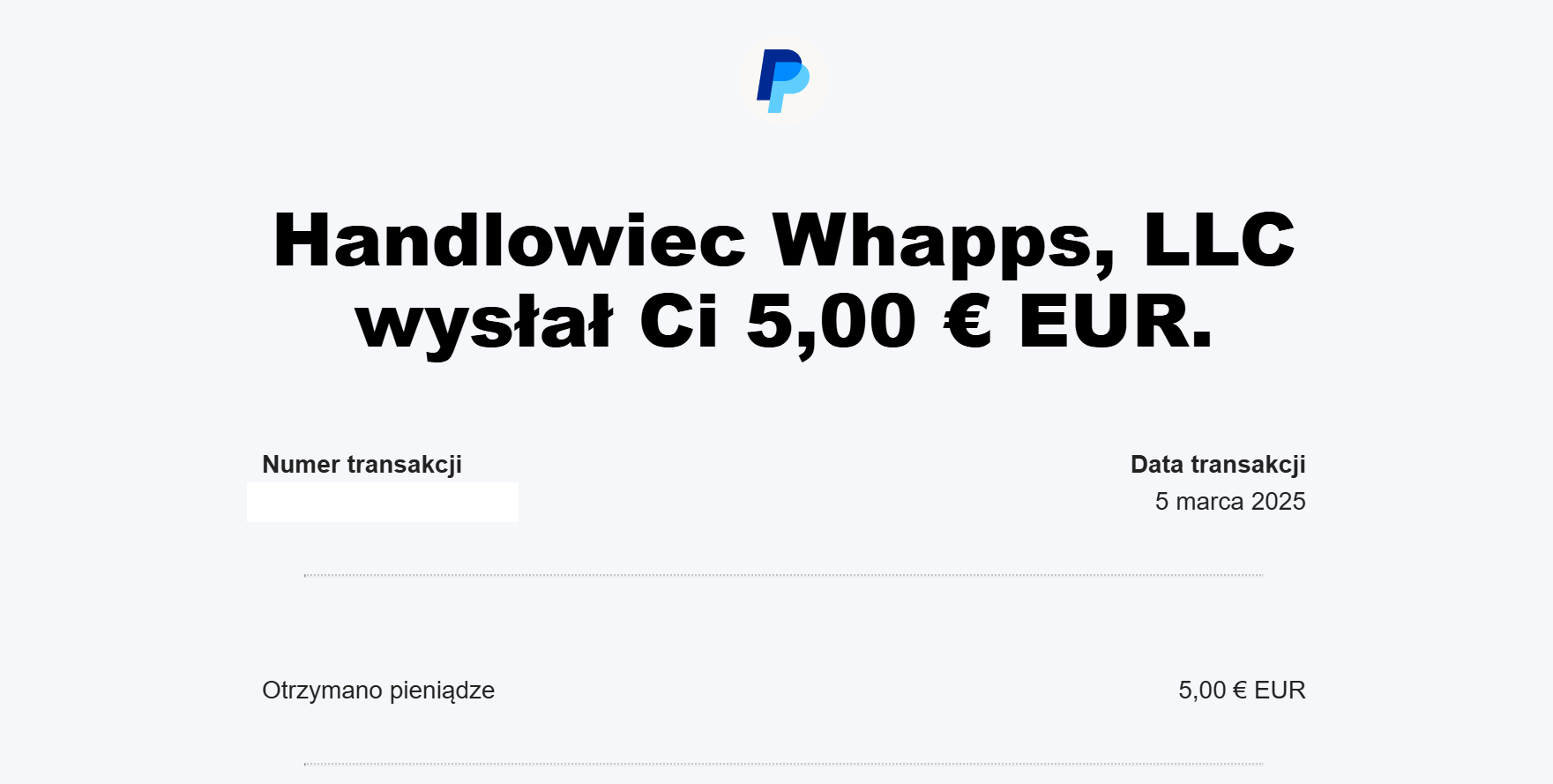 wypłata z ankiet z i-Say 5 euro